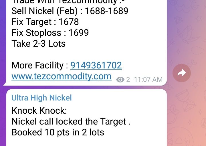 31st JAN 2022,Again Ultra high Nickel target achieved by www.tezcommodity.com