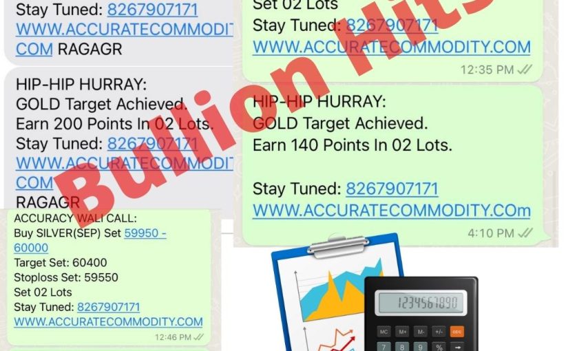 Amazing Bullion Target Hits By Accurate Commodity Book Free Trial Join Now Www.accuratecommodity.com
