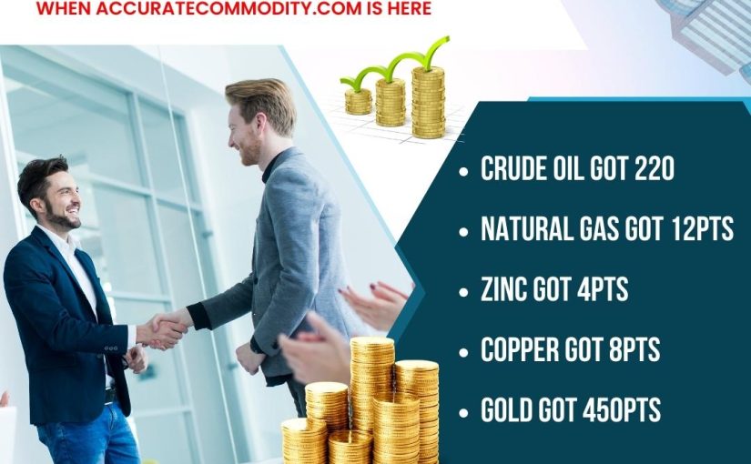 Everything Is Possible When Accurate Commodity, Book Free Trial In MCX Join Us www.accuratecommodity.com