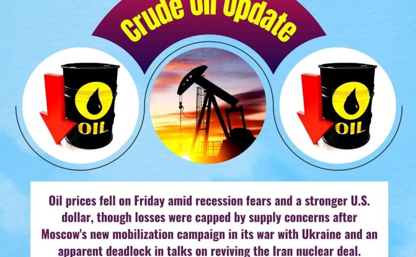 23/09/2022 Crude Oil Market Update By Accurate Commodity Get Free Trial In Crude Oil Join Fast www.accuratecommodity.com