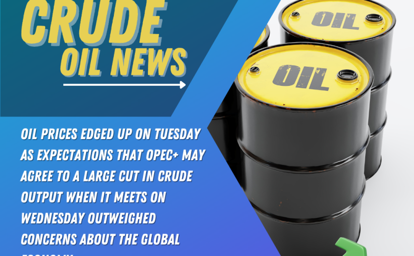 04/10/2022 Crude Oil News By MoneyHeights , Get More Oil Heights Plans & Free Trial Visit www.moneyheights.in